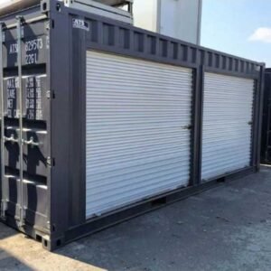 Contenedor de 20 pies con 2 puertas seccionales
