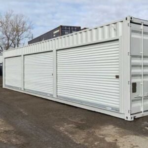 Contenedor de 40 pies con 3 puertas seccionales