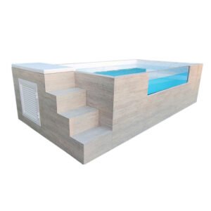 Piscina elevada ILU Pro 230 de acero rígido