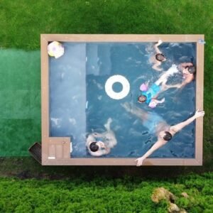 Spa modular con bañera de hidromasaje y paquete de confort, 3,0 m x 2,5 m