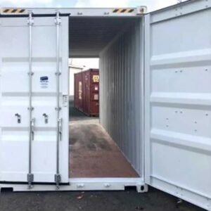 Contenedor de envío de doble puerta de 20 pies