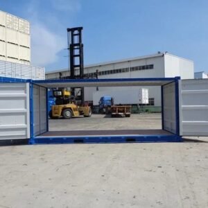 Contenedor de envío de doble puerta de 20 pies (lado abierto)