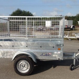 Remolque Lider de alta resistencia con 4 frenos – 750 kg de peso bruto vehicular – 200 x 134 cm – 1 eje