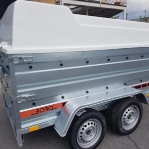 Remolque portaequipajes Boro de 2 ejes y 750 kg: Conducir sin carnet electrónico